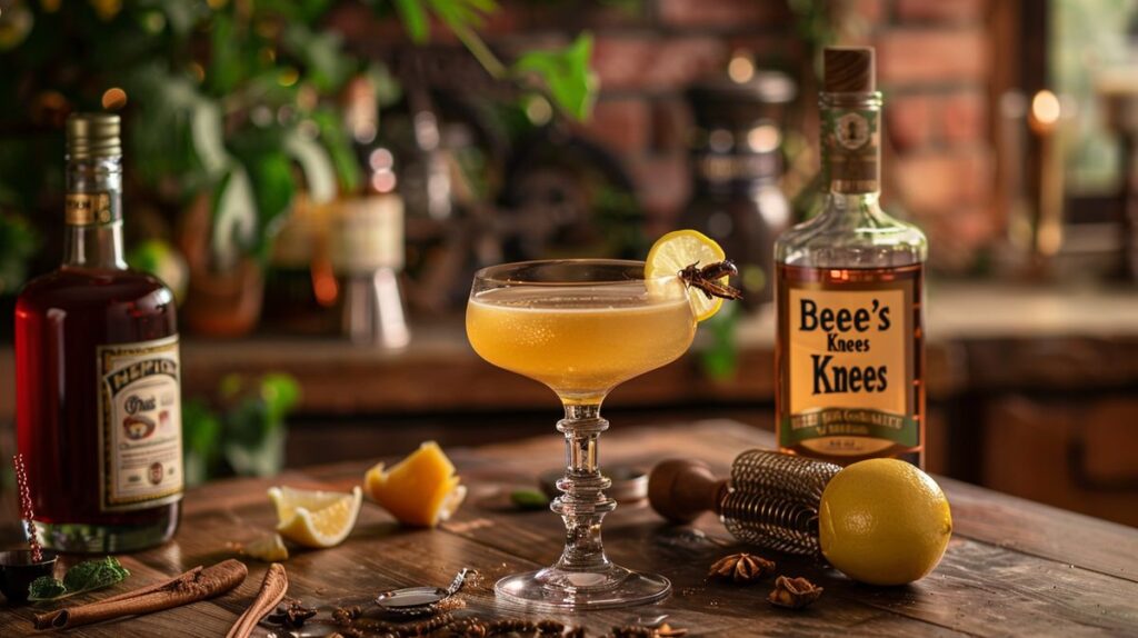 Bee's Knees Cocktail Rezept und Zubereitung auf Deutsch